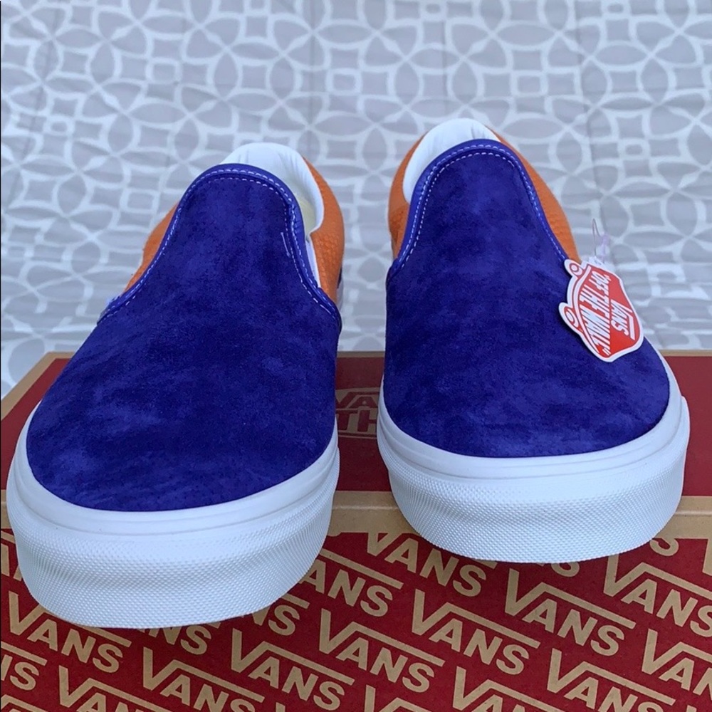 VANS CLASSIC SLIP-ON P&C ROYAL BLUE/APRICOT BUFF M - Picture 8 of 16